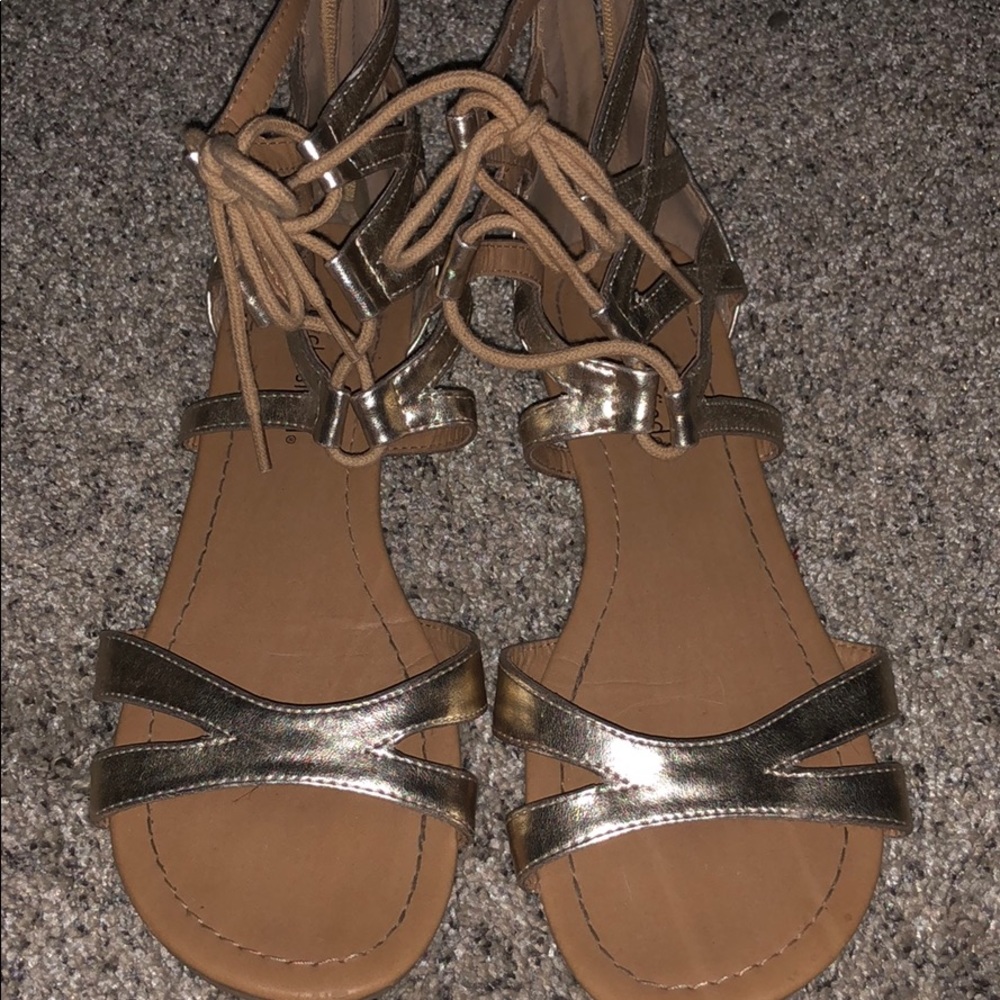 Gold Sandals